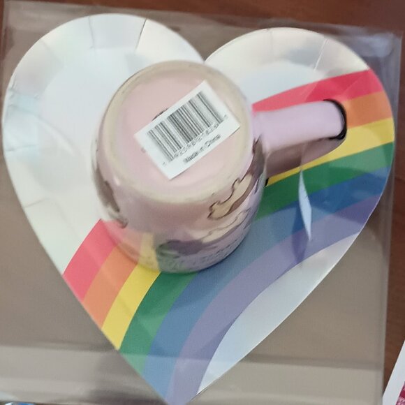 NWT ~ Sheffield Home I Woke Up Corgie-ous Pink Stoneware Coffee Mug 16 Oz w/ Lid - Picture 6 of 7